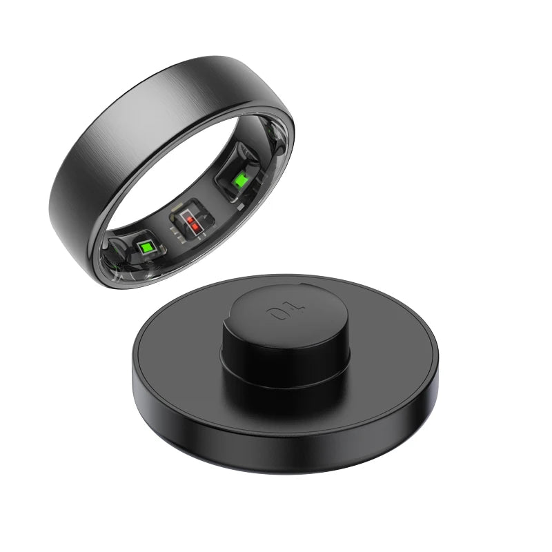 R10 Smart Ring for Men & Women – Wireless Charging, Multi-Sport Tracker, Activity Modes for Android & iOS