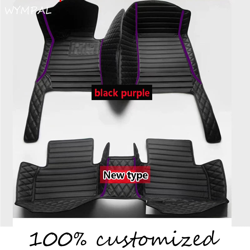 Custom 3D Full Coverage Car Floor Mats for Fiat 500 & 500X 2011-2012
