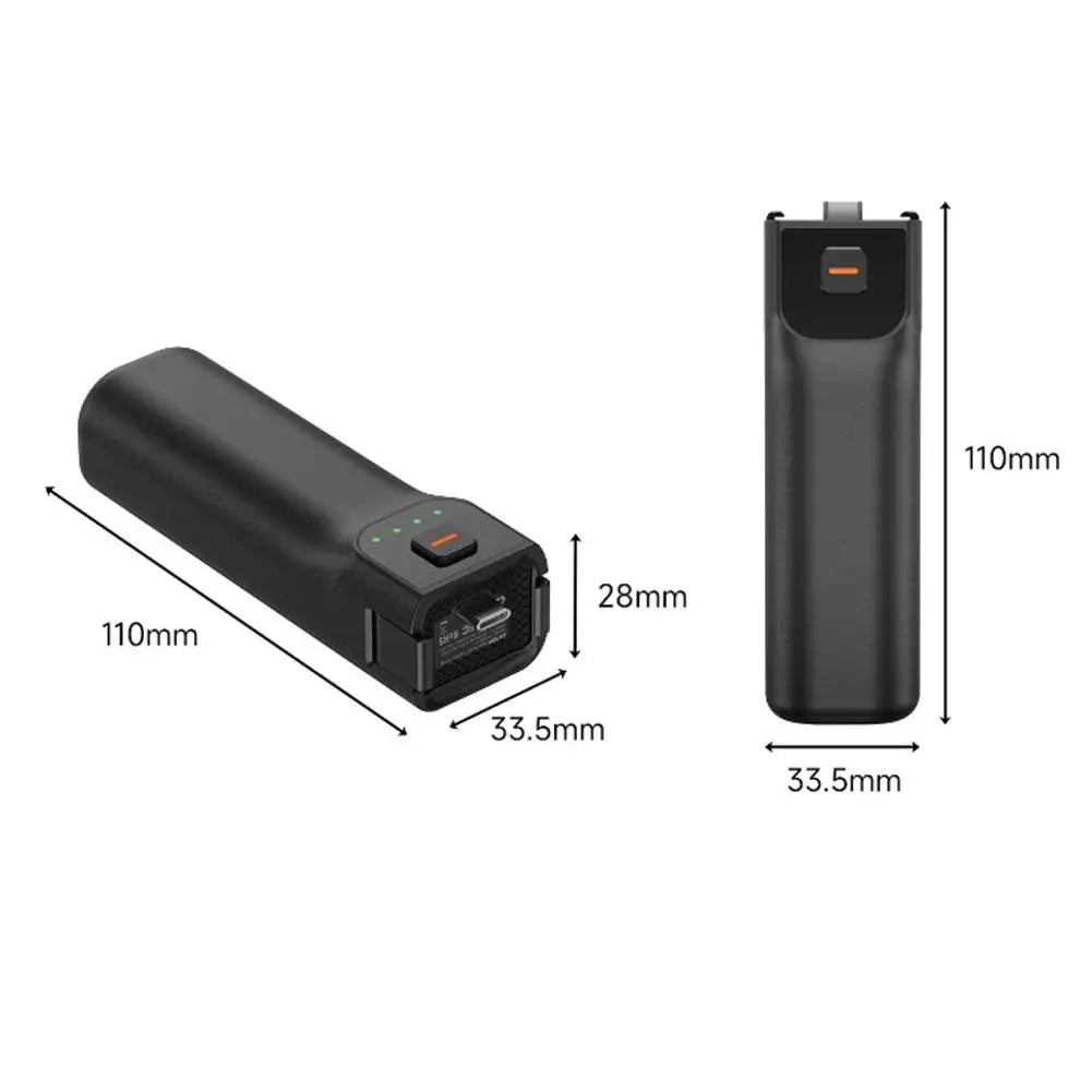 For Osmo POCKET 3 Pocket Camera Accessories 5000mAh Large Capacity Mobile Power Bank Battery Life Controller USB Digital Display