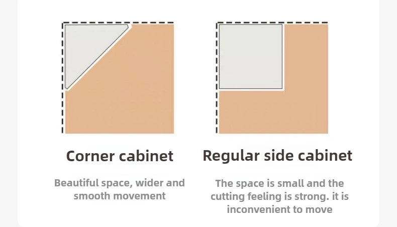 Corner Storage Cabinet – Triangle Wall & Floor Locker for Living Room & Bedroom