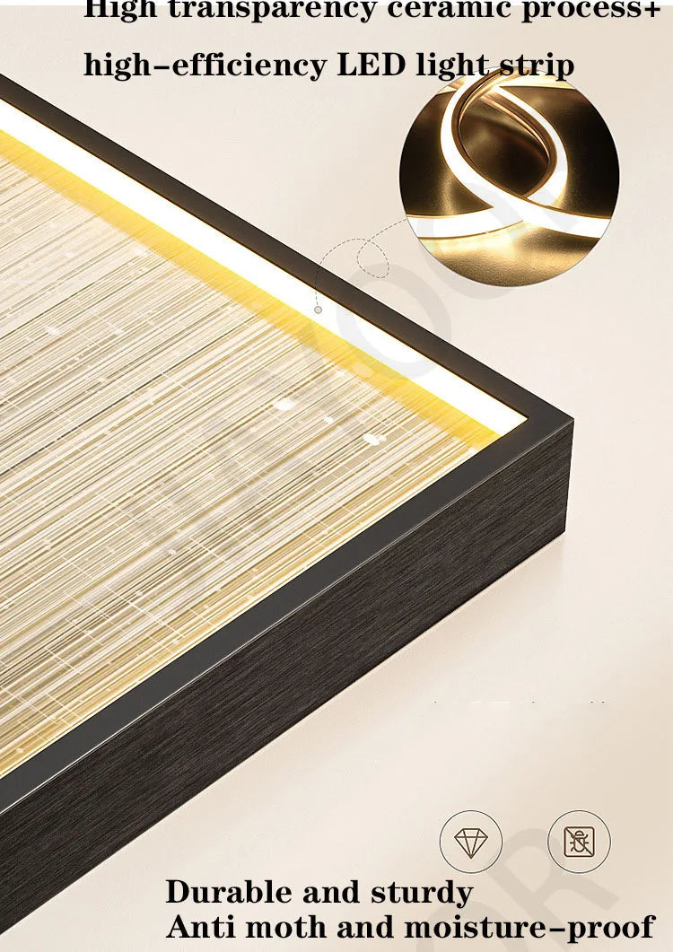 Luxury LED Wall Lamp with Mural – Modern Corridor, Foyer & Living Room Hanging Light