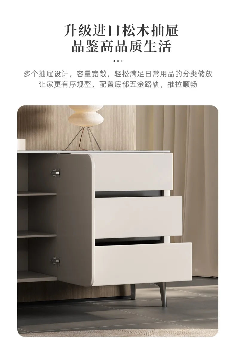 Premium Minimalist Display Cabinet – Light Luxury Living Room Storage