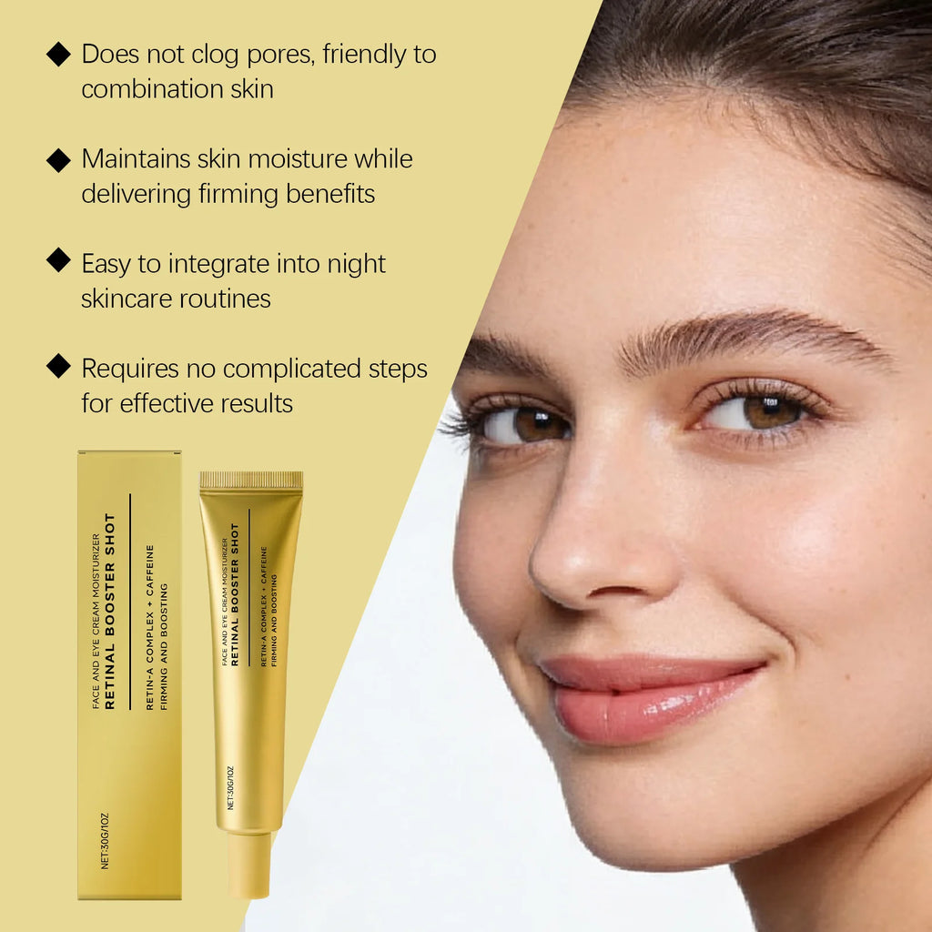 Retinol Firming Cream with Caffeine Tighten Skin Elasticity Strengthened Barrier Protection Rejuvenate Shrinks Pores Brighten
