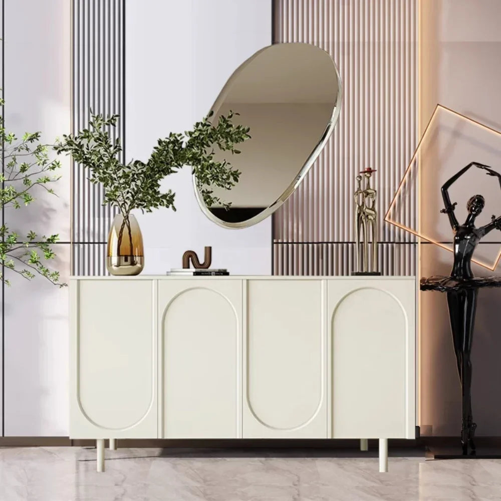 Standing Display Cabinet – Modern Glass Vitrine Shelf