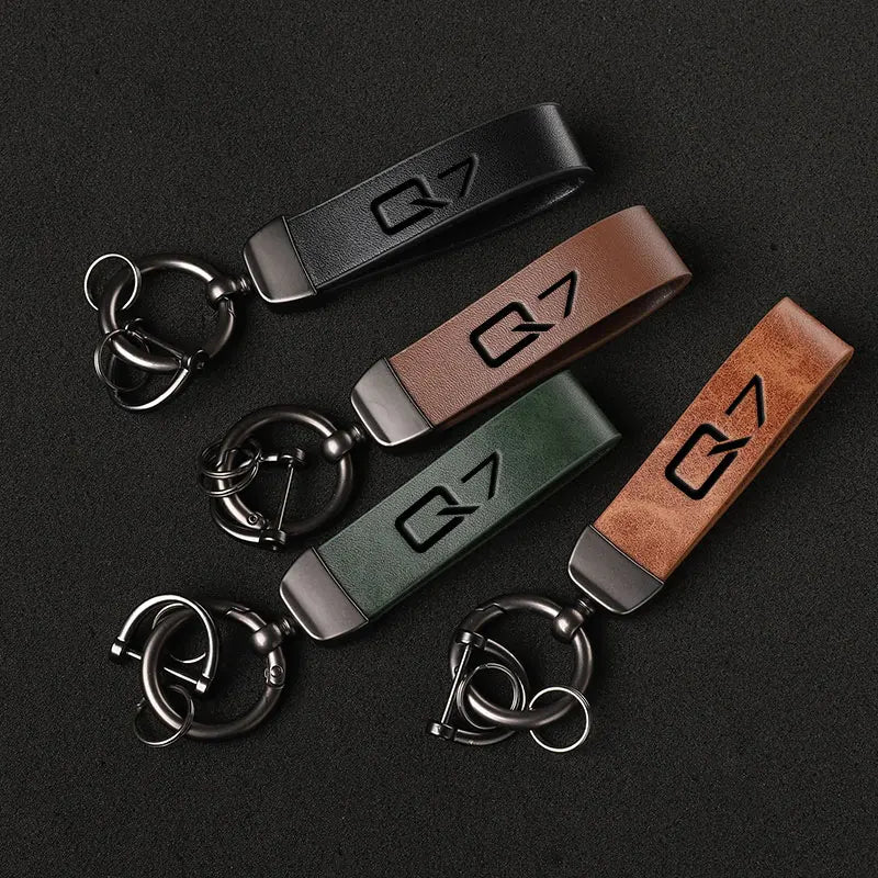 For Audi Q7 car Accessories Car Key Ring Holder Jewelry Custom Gift