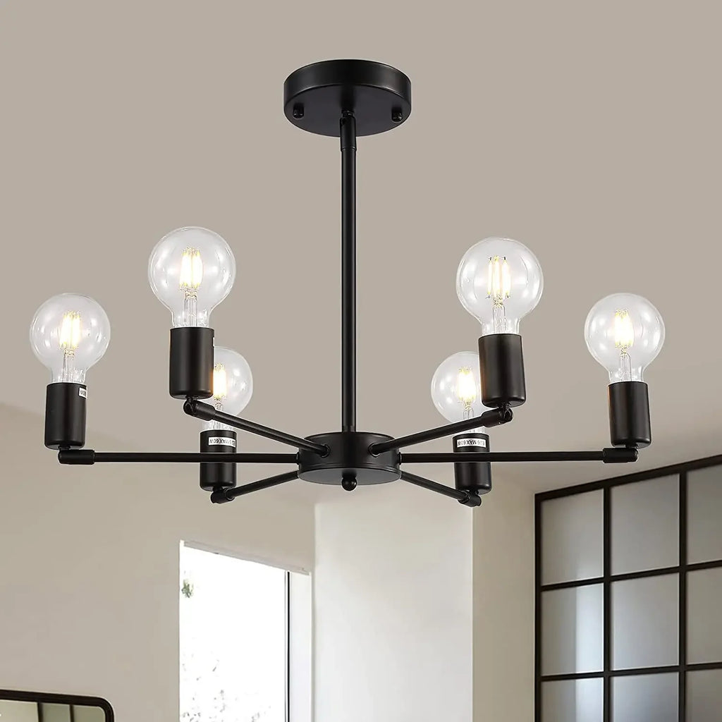 Modern E27 Ceiling Chandelier – Home Lighting for Living Room, Bedroom & Balcony