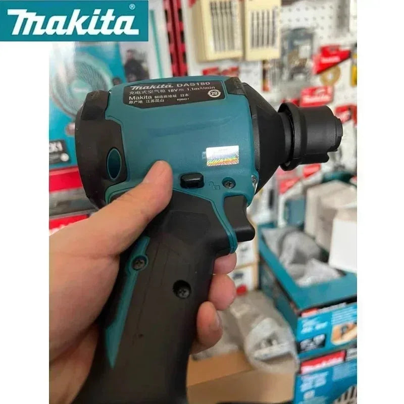 Makita DAS180 Cordless Air Blower 18V — Brushless Dust Removal Gun (Tool Only)