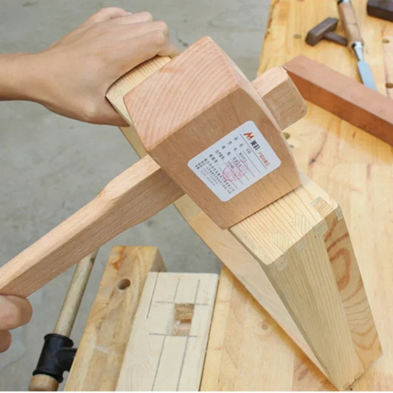 Solid Wood Hammer Professional Carpenter Hammers Multifunction Camping Manual Tool Multi-purpose Woodwork Gavel Hand Tools