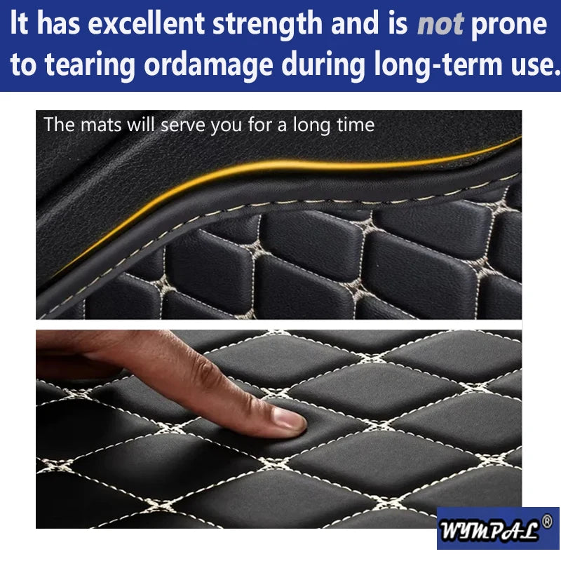 Custom Luxury Leather Car Floor Mats for Honda Civic 8th Gen 2006-2008 – Full Coverage