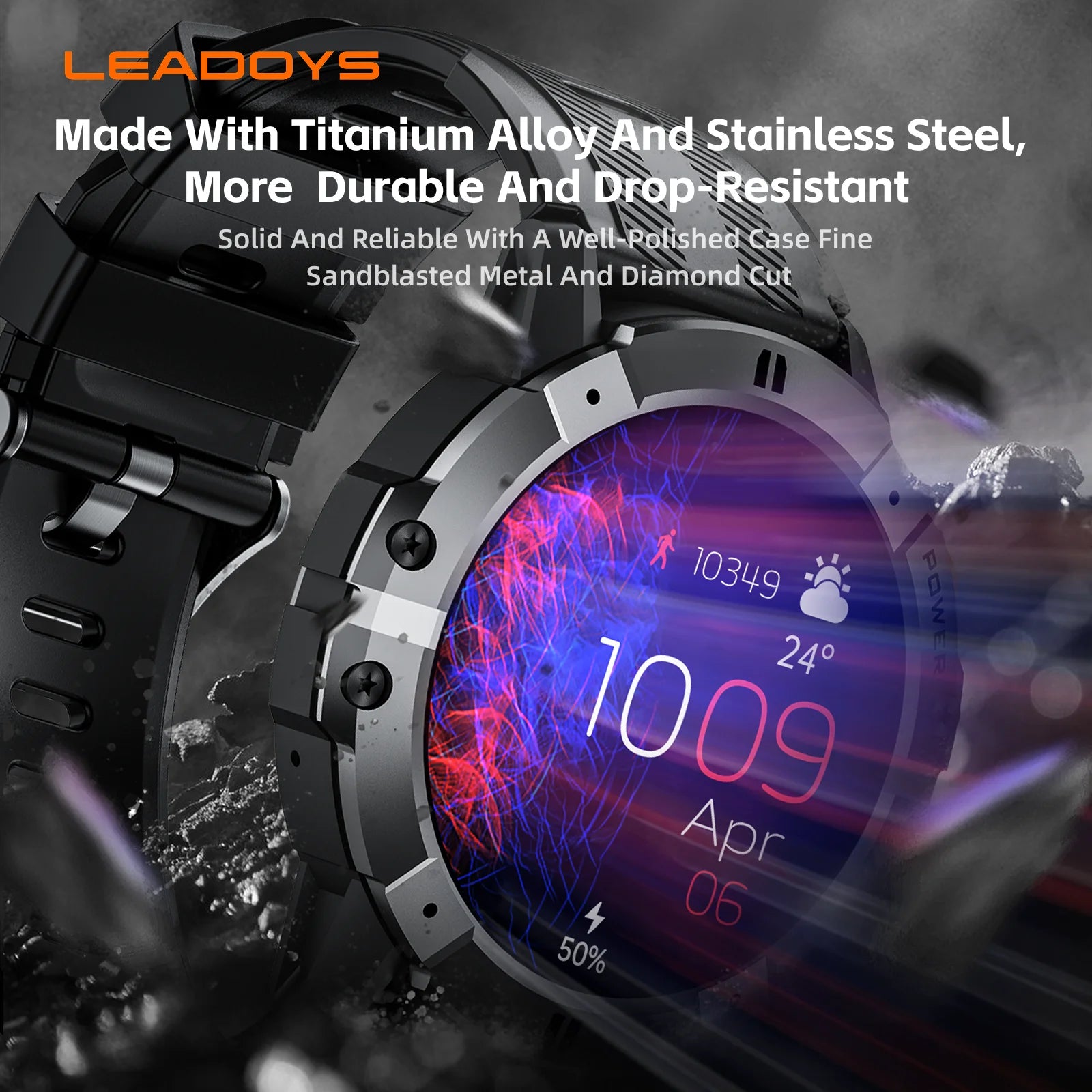 Couples Smart Watch – Matching Pair, Waterproof, Health Monitoring & Notifications