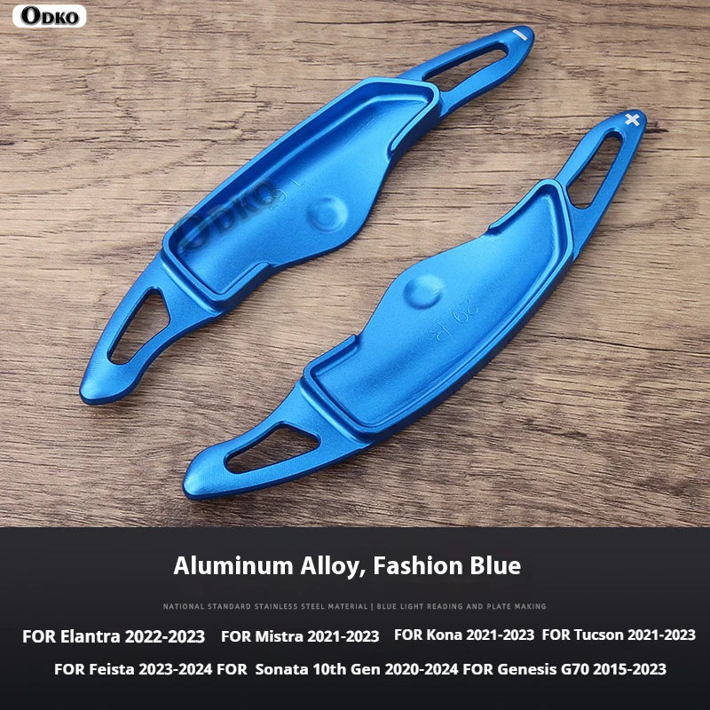 For Hyundai Lafesta 2023-2024 model Car Accessories  Aluminum Alloy Car Steering Wheel Gear Shifters Paddle Shift Extension