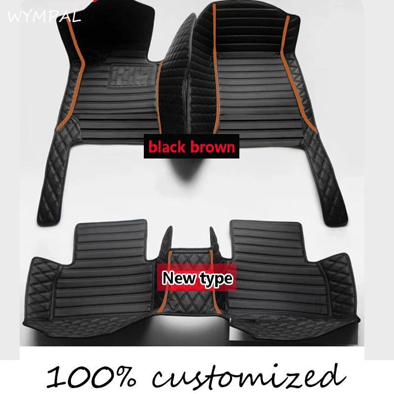 Custom 3D Full Coverage Car Floor Mats for Fiat 500 & 500X 2011-2012