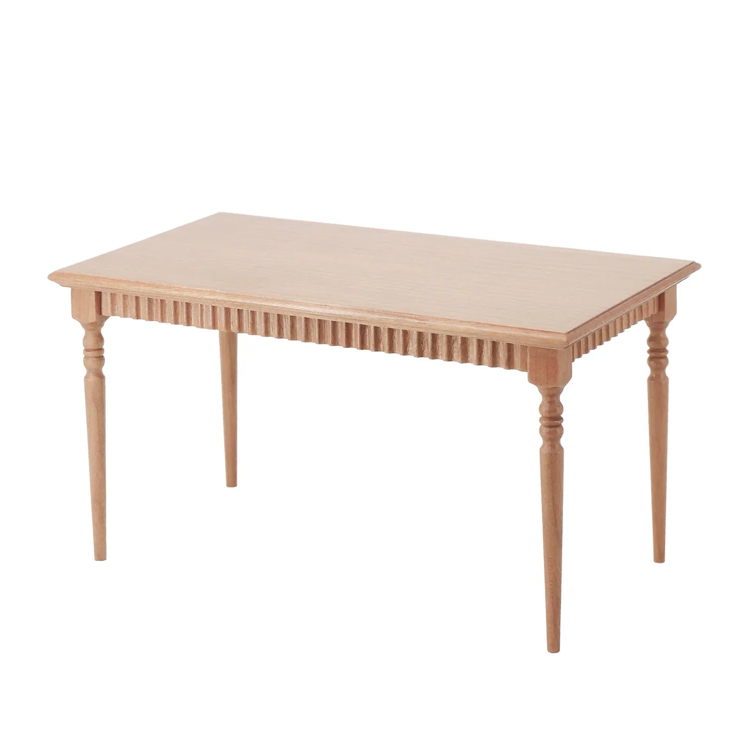 1:6 Dollhouse Miniature Dining Table – Vintage Mini Furniture