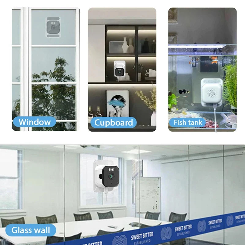 OKAM PRO 5MP Dual-Band WiFi Mini Window Camera, Two-Way Audio Night Vision