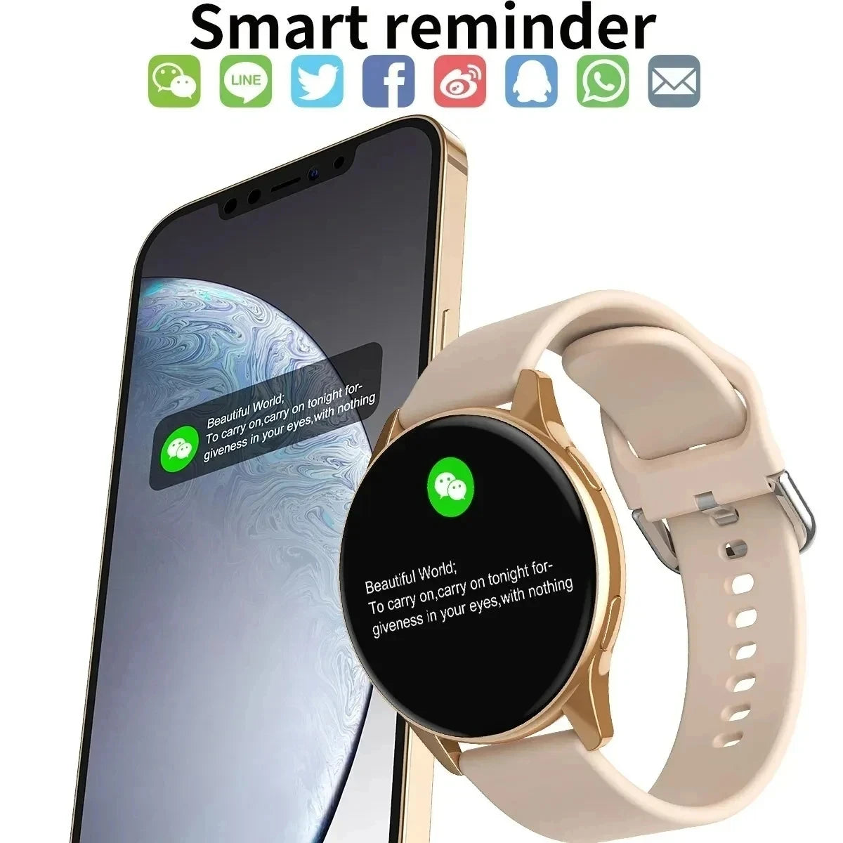 LIGE Smart Watch 2025 – Wireless Charging, Bluetooth Calls, Custom Watch Face