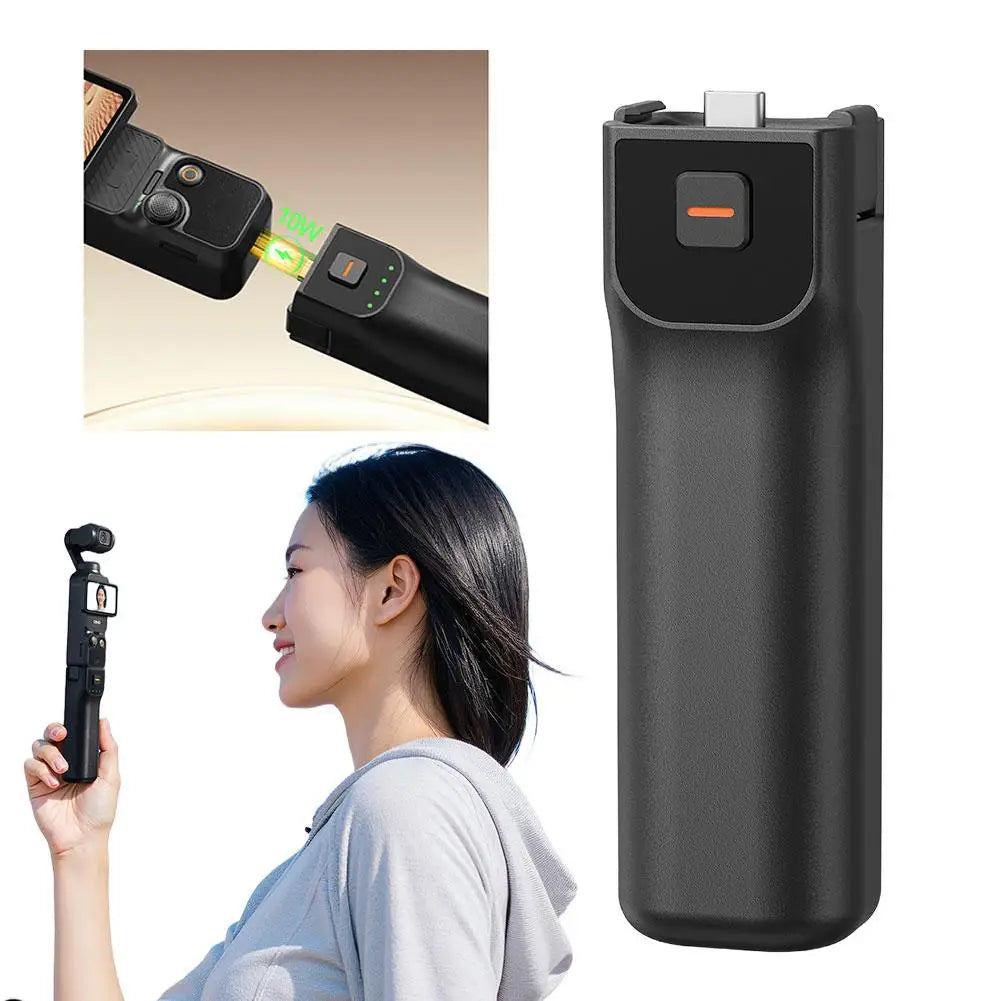 For Osmo POCKET 3 Pocket Camera Accessories 5000mAh Large Capacity Mobile Power Bank Battery Life Controller USB Digital Display