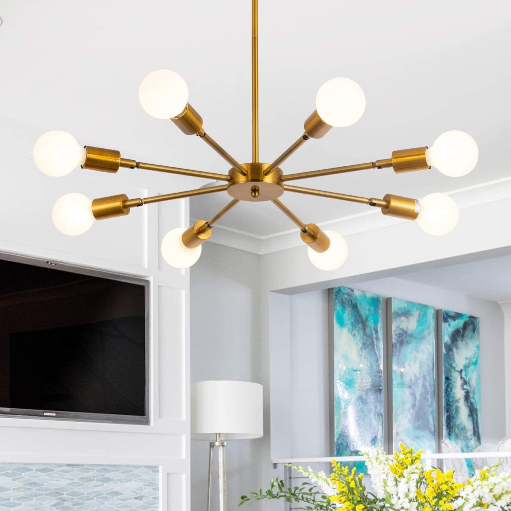 Modern E27 Ceiling Chandelier – Home Lighting for Living Room, Bedroom & Balcony