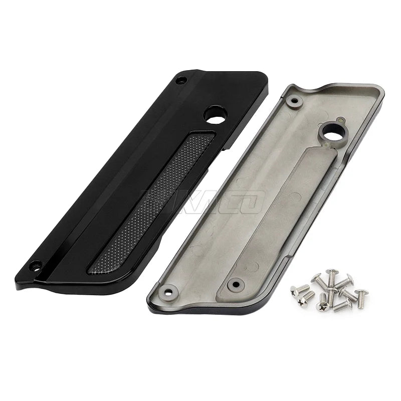Motorcycle Black Accessories Saddlebag Latch Covers For Harley Touring Electra Street Glide Road King FLH FLT FLHR FLTR 93-13