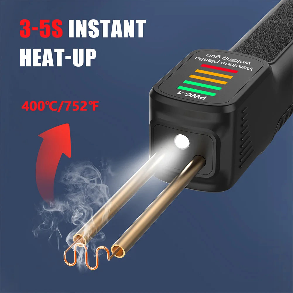 300W Plastic Welding Gun – 200 Staples Included, Car Bumper Repair