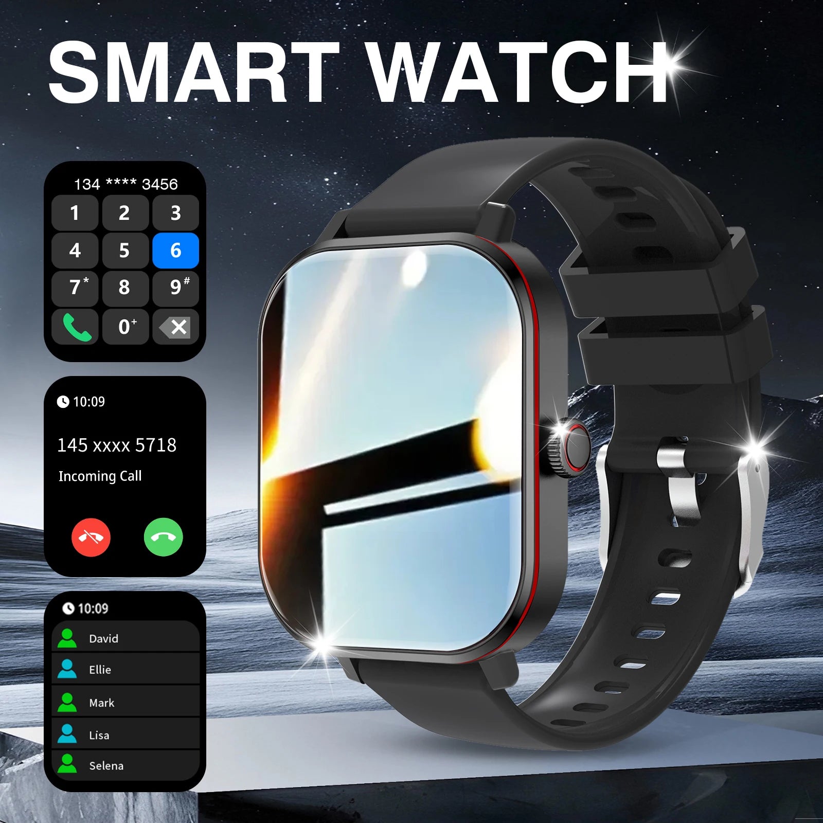 Smart Watch – Wireless Call & Dial, App Reminders, Sports Watch for Men & Women