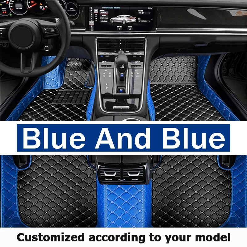 Custom Luxury Leather Floor Mats for Ford Focus 3 MK3 2014-2017 – Full Coverage