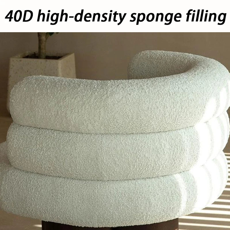 Nordic Single Sofa Chair – Luxury Lazy Corner Sofa for Living Room & Bedroom