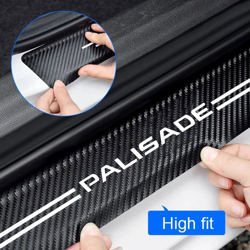 Hyundai Palisade Car Door Sill Stickers – Creta, ix25, Tucson, Stereo, Santa, Knoa, Solaris, ix35, i30