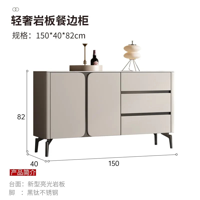 Premium Minimalist Display Cabinet – Light Luxury Living Room Storage