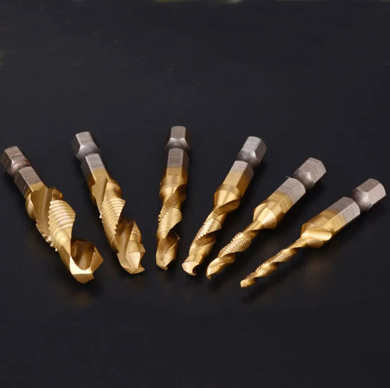 Drill & Tap Set – M3–M10 Hex Shank, HSS Thread Bits