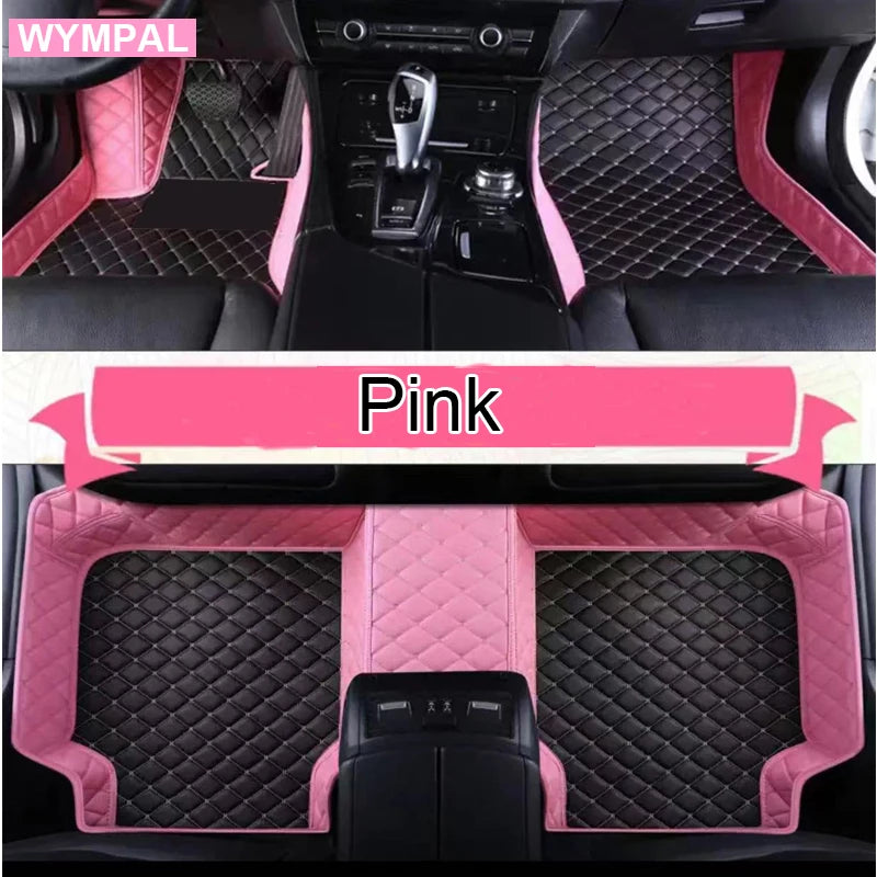 Custom Car Floor Mats for Hyundai Coupe 2004 2005 2006 – Luxury Surround Leather Carpet