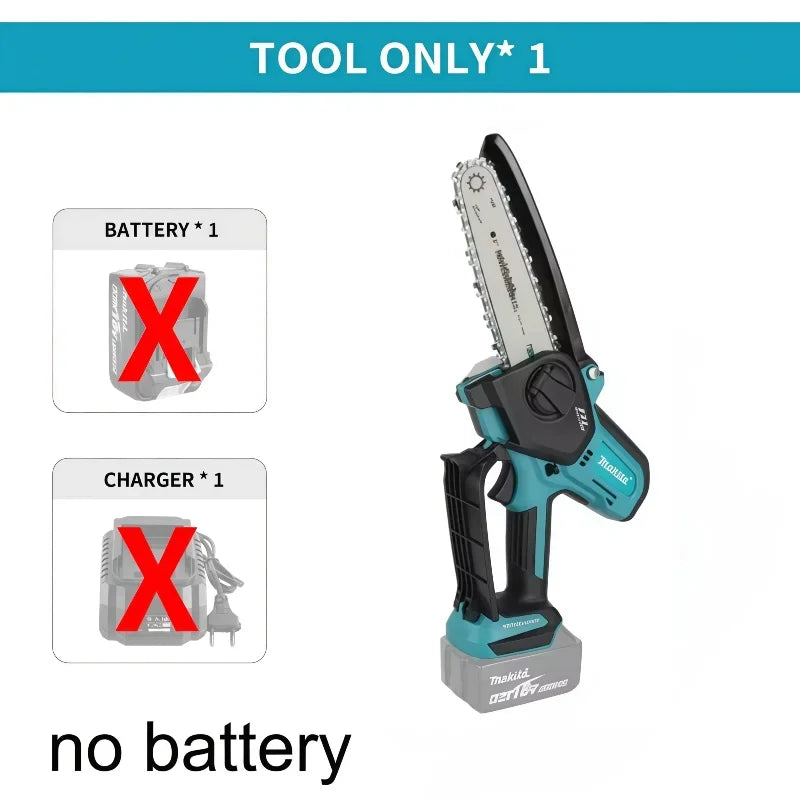 Makita Cordless Chainsaw – Handheld, Garden & Wood Pruning