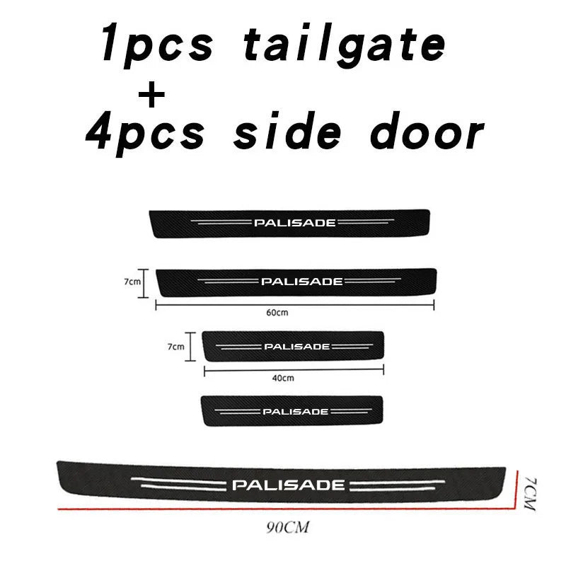 Hyundai Palisade Car Door Sill Stickers – Creta, ix25, Tucson, Stereo, Santa, Knoa, Solaris, ix35, i30