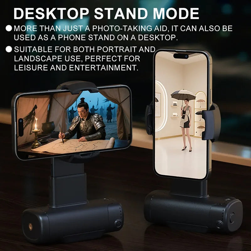 Portable Handle Mobile Camera Assistant with Bluetooth LED Selfie Light Adjustable Angle for Phone Photography Live Streaming