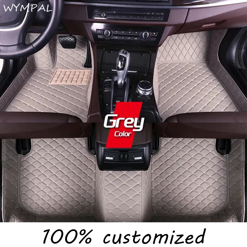 Custom Car Floor Mats for Hyundai Coupe 2004 2005 2006 – Luxury Surround Leather Carpet