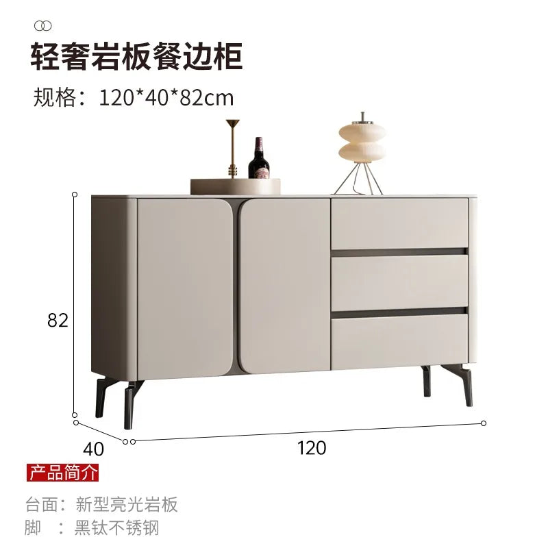 Premium Minimalist Display Cabinet – Light Luxury Living Room Storage