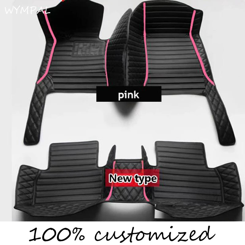 Custom 3D Full Coverage Car Floor Mats for Fiat 500 & 500X 2011-2012