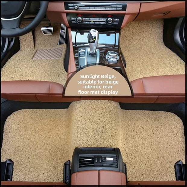 Thickened Single Piece Car Floor Mat for Driver  Universal Carpet for Front And Rear Seats Compatible with Various Car Mo...
