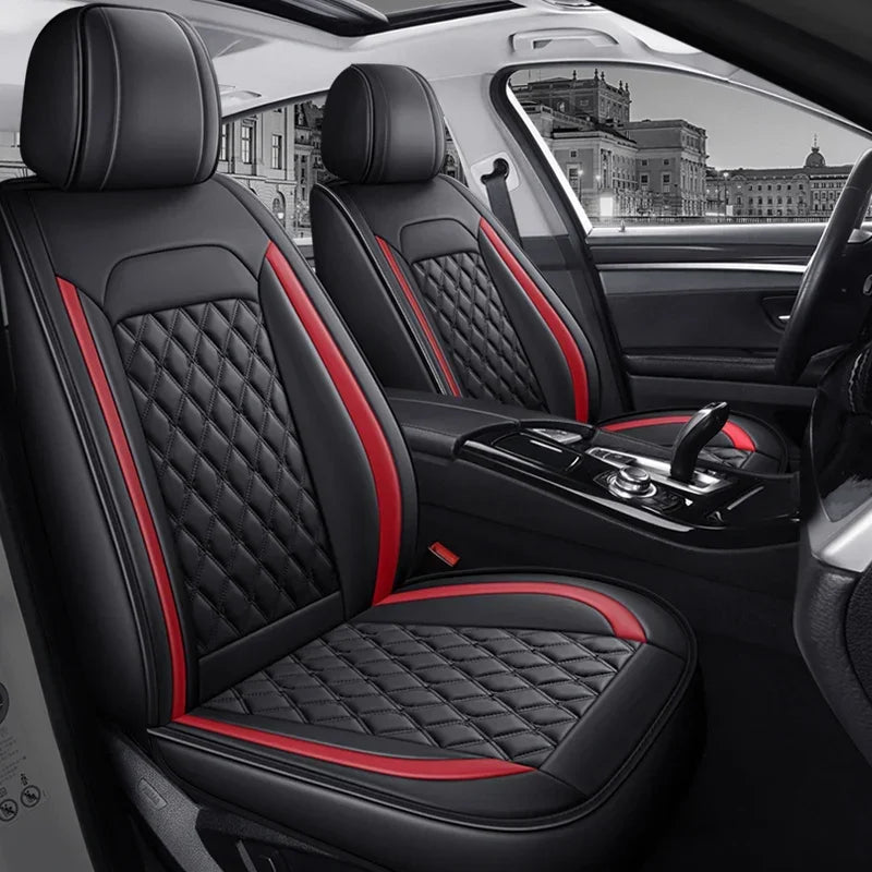Full Coverage Universal Pu Leather Car Seat Covers for HYUNDAI Tucson Santa FE i30 i40 Veloster Creta Elantra Car Accessories