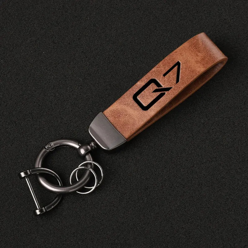 For Audi Q7 car Accessories Car Key Ring Holder Jewelry Custom Gift