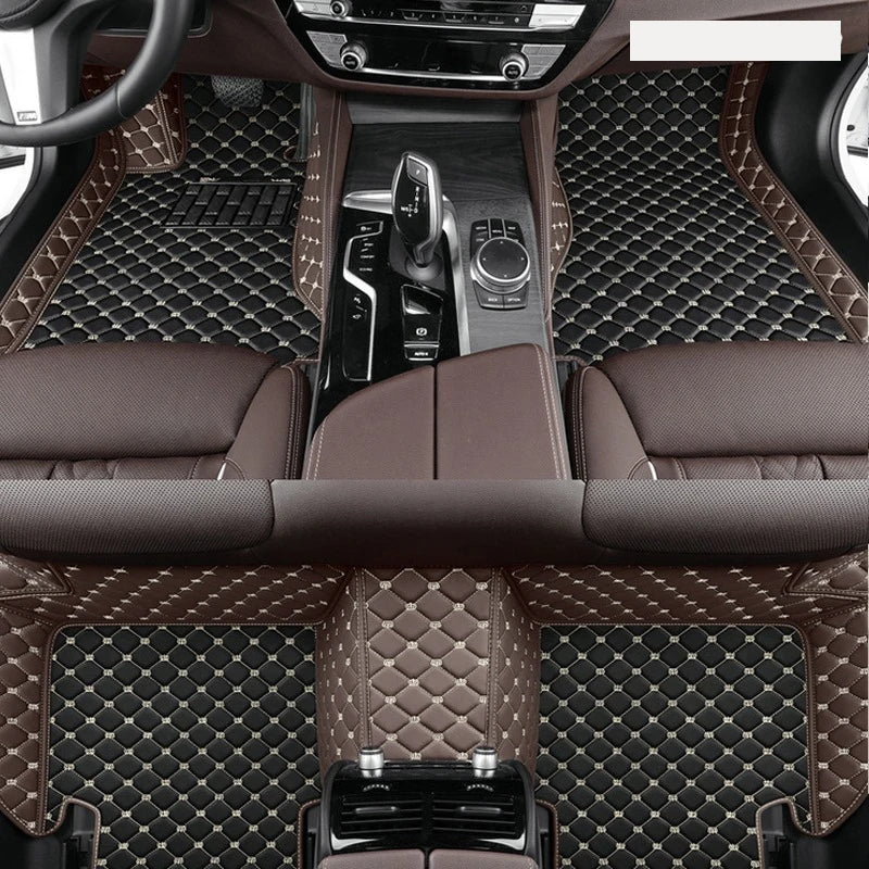 Custom Car Floor Mats for Hyundai Tucson 2015 2016 2017 2018 – Luxury Surround Leather Carpet