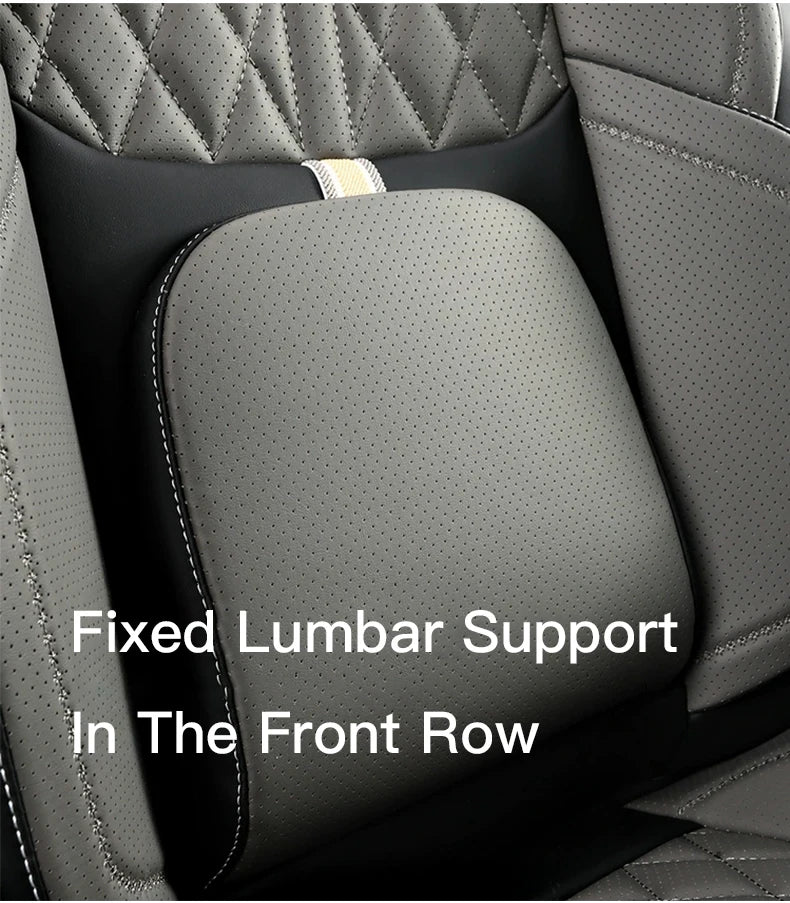 Universal Car Seat Covers Full Covered Durable Nappa Leather Seat Cushion for 90% Sedan SUV  Include Front and Rear Cover