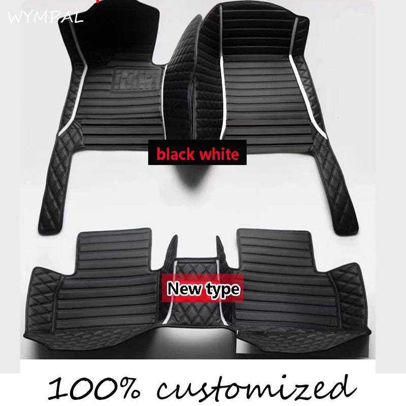 Custom 3D Full Coverage Car Floor Mats for Fiat 500 & 500X 2011-2012