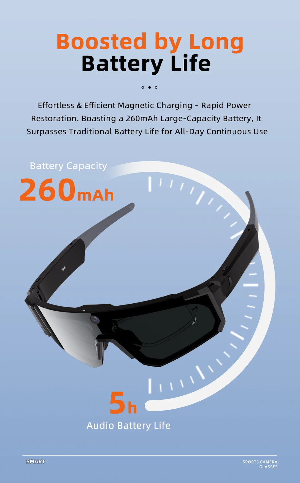 2026 Smart Glasses Men – 800W HD Photo & Video, Bluetooth Call, AI Translation, Anti-Glare
