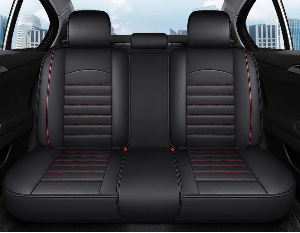 Full Coverage Pu Leather Car Seat Covers for HYUNDAI Tucson Santa FE i30 i40 Veloster Creta Elantra Car Accessories