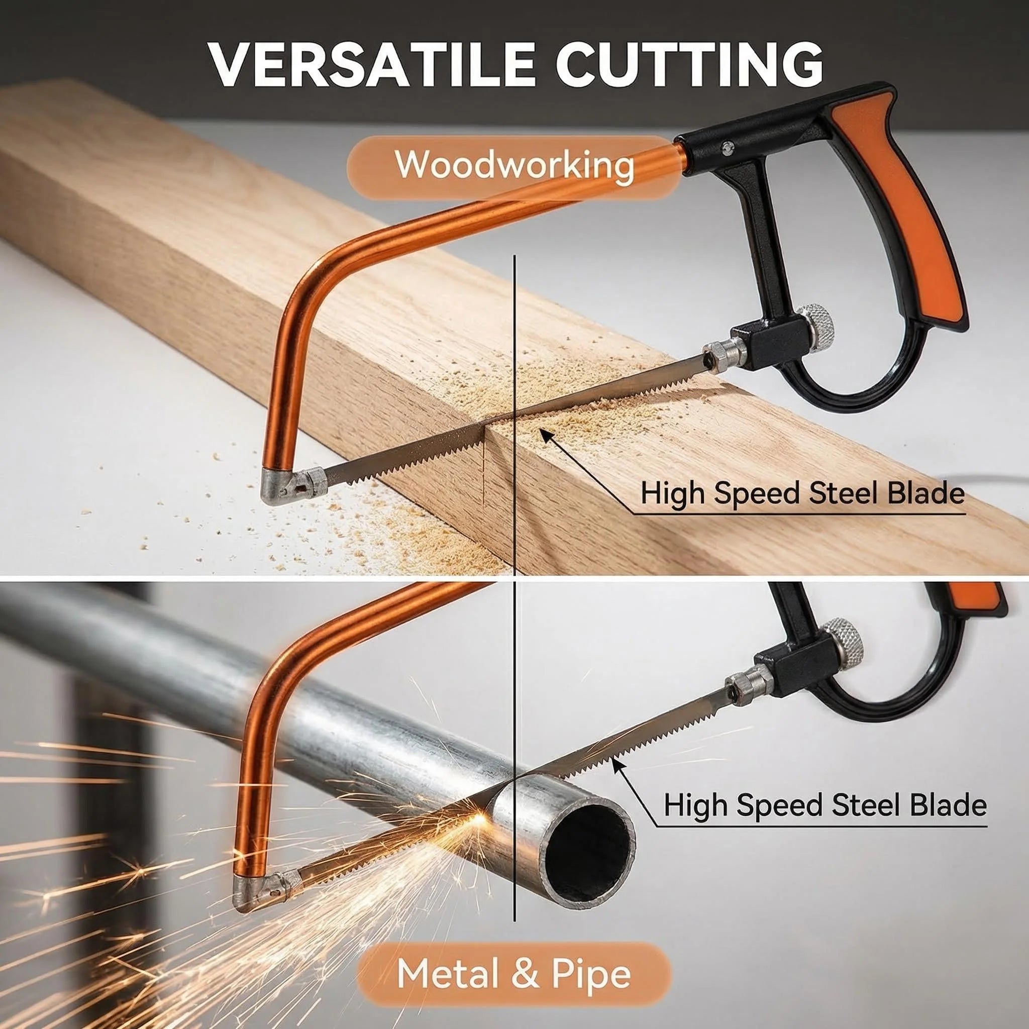 6-Piece Woodworking Handsaw Set – Multi-Function DIY Kit