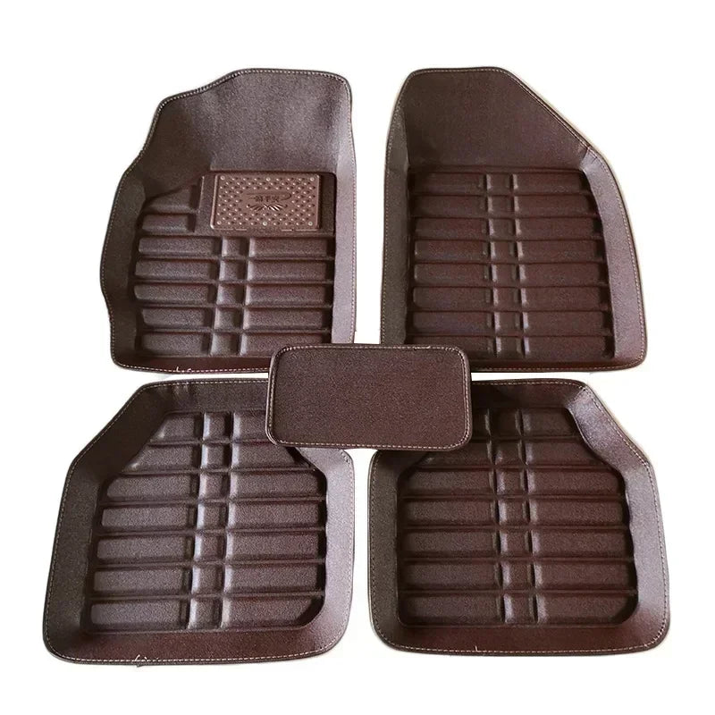 Car floor mat universal anti slip mat new car interior PU leather durable anti slip mat Accessories