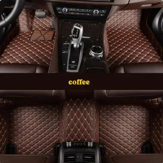 Luxury Leather Car Floor Mats for Hyundai Sonata DN8 MK8 2020-2022 – Full Set