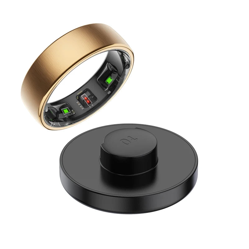 R10 Smart Ring for Men & Women – Wireless Charging, Multi-Sport Tracker, Activity Modes for Android & iOS