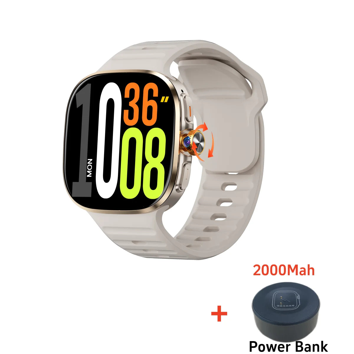 M99 Smartwatch 5G With 2.4inch Amoled Screen 900W Rotating Camera WIFI GPS Position Compass NFC Bluetooth Smart Watch Men Women