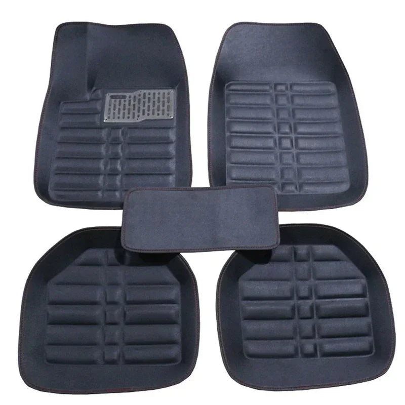 Car floor mat universal anti slip mat new car interior PU leather durable anti slip mat Accessories